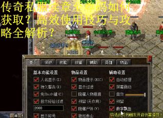 传奇私服续章至尊码如何获取？高效使用技巧与攻略全解析？