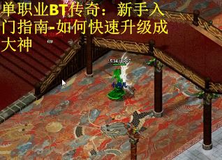单职业BT传奇：新手入门指南-如何快速升级成大神