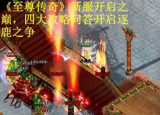 《至尊传奇》新服开启之巅，四大攻略问答开启逐鹿之争