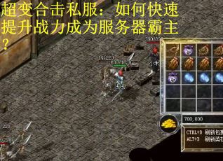 超变合击私服：如何快速提升战力成为服务器霸主？