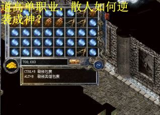 道高单职业，散人如何逆袭成神？