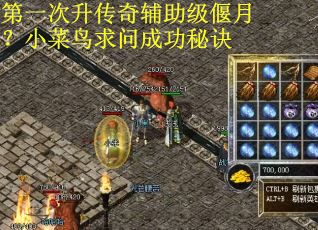 第一次升传奇辅助级偃月？小菜鸟求问成功秘诀